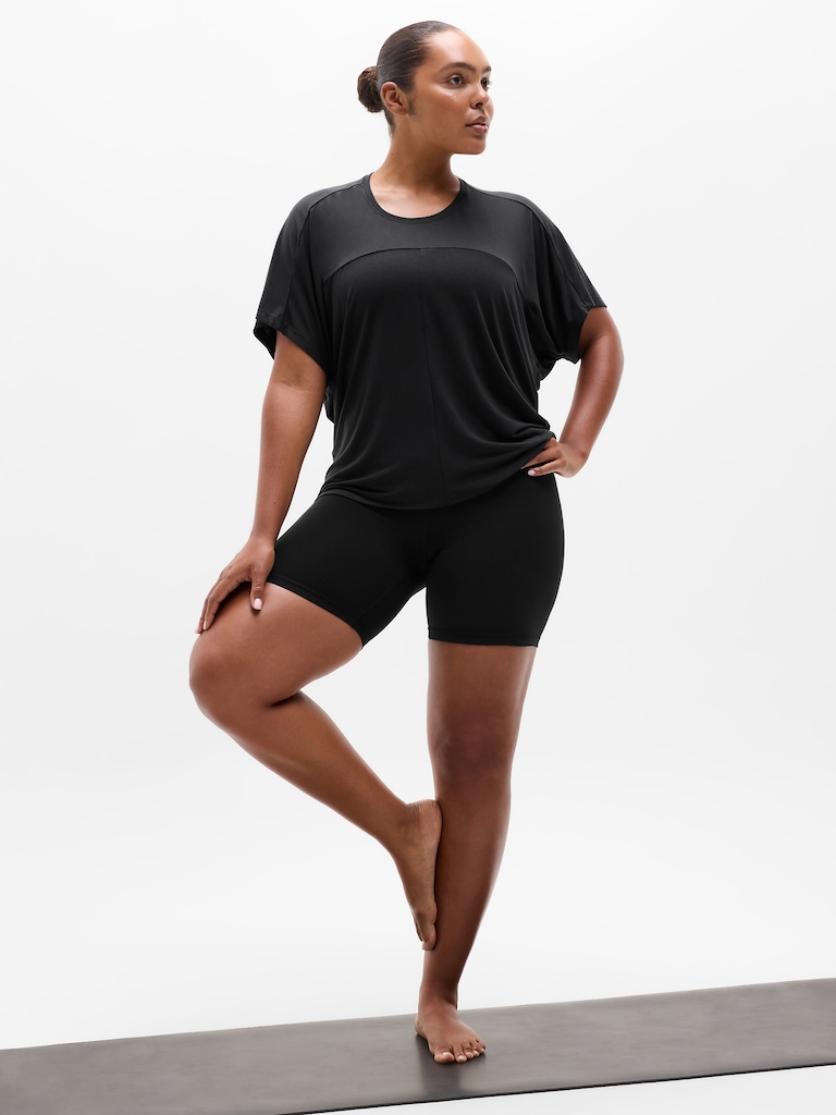Move With Ease Draped Tee
