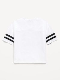Oversized Football-Style Lifestyle Jersey T-Shirt for Boys