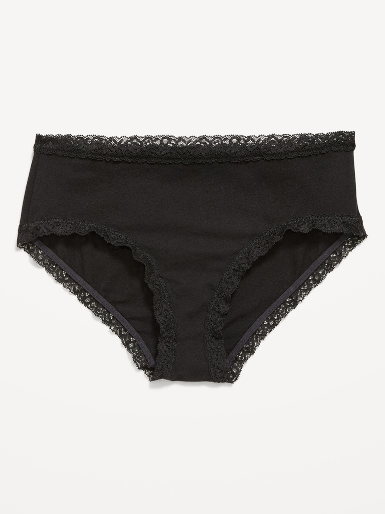 Lace-Trim Hipster Underwear