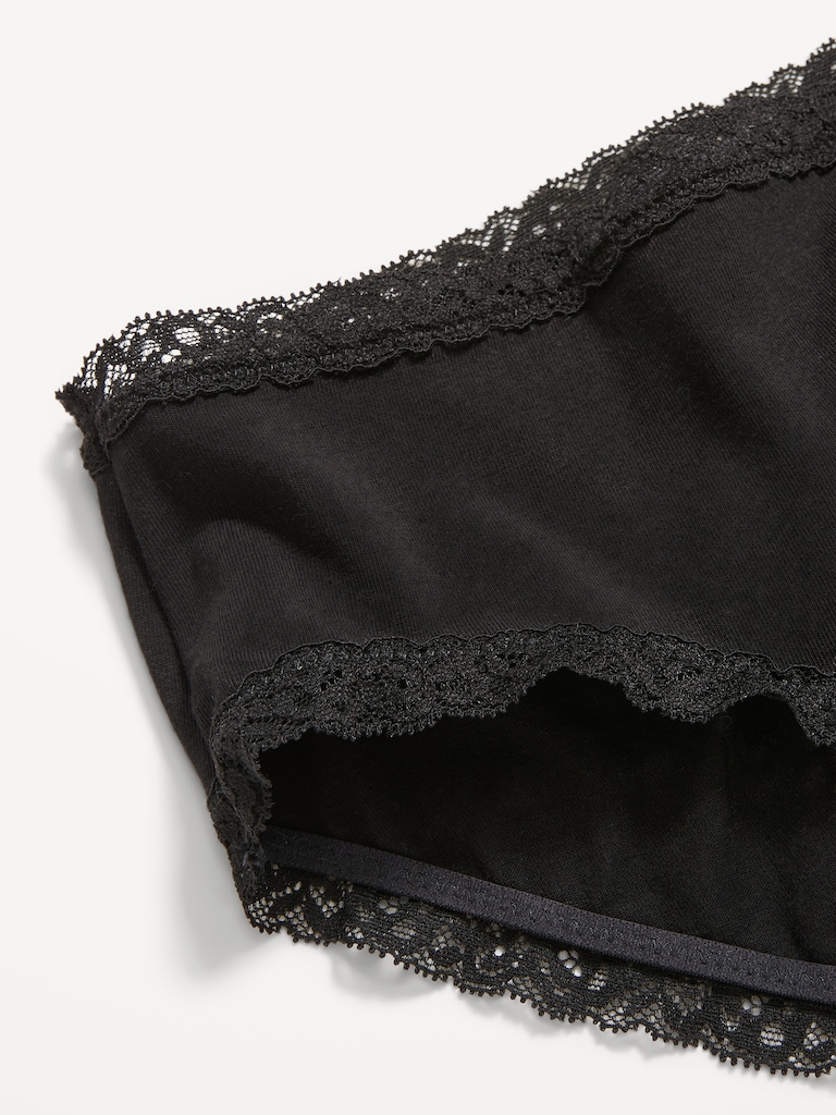 Lace-Trim Hipster Underwear