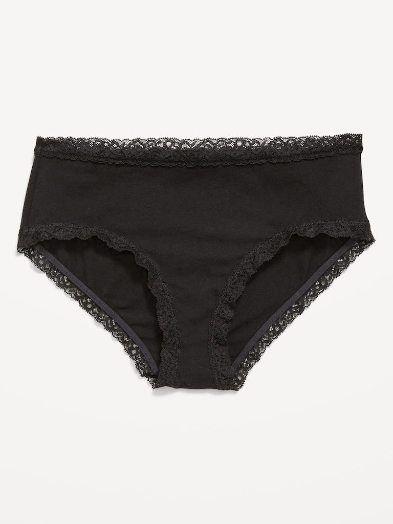 Lace-Trim Hipster Underwear