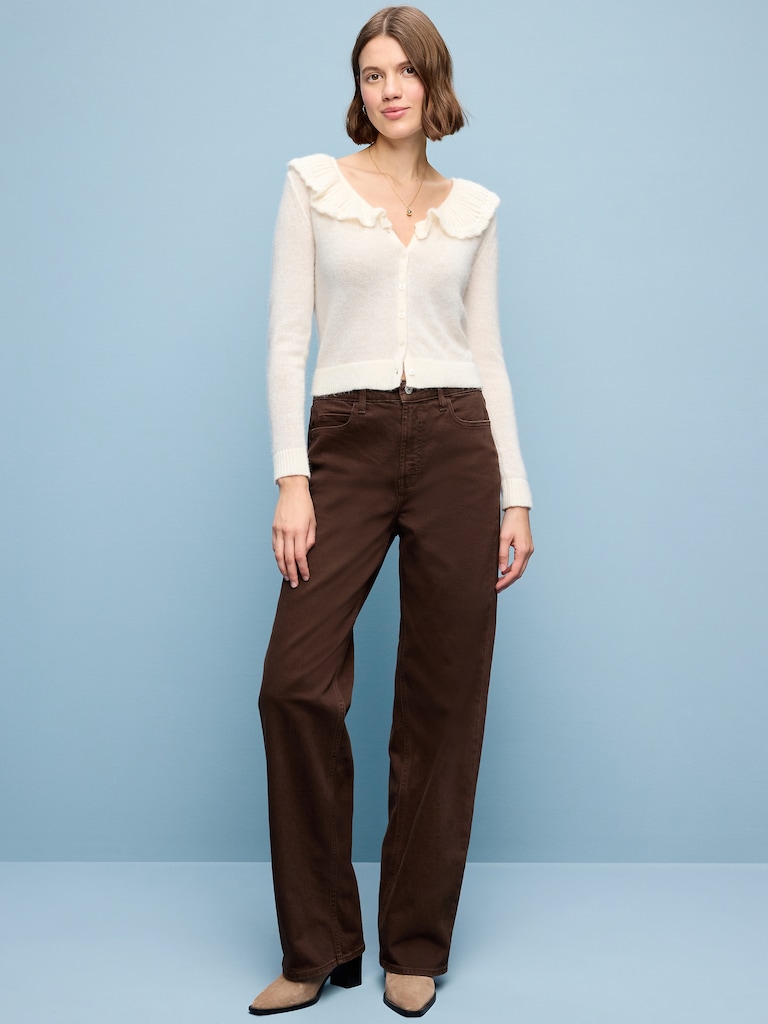 Extra High-Waisted Wide-Leg Jeans