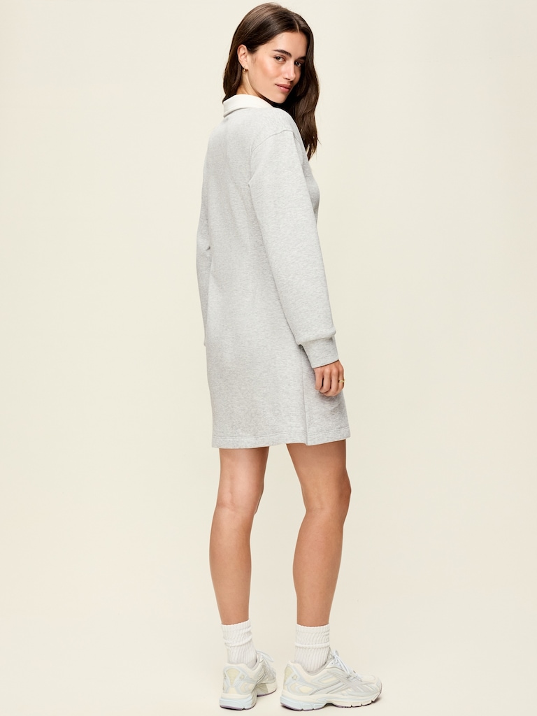 Dynamic Fleece Pique Polo Dress