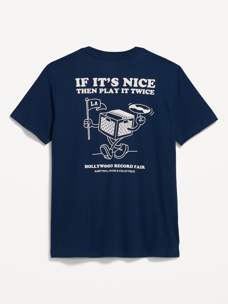 Soft-Washed Crew-Neck Graphic T-Shirt