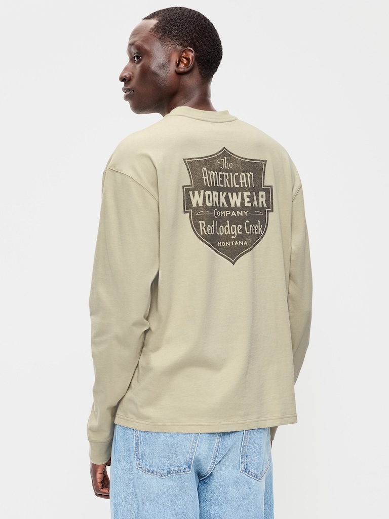 Long-Sleeve Heavyweight Graphic T-Shirt