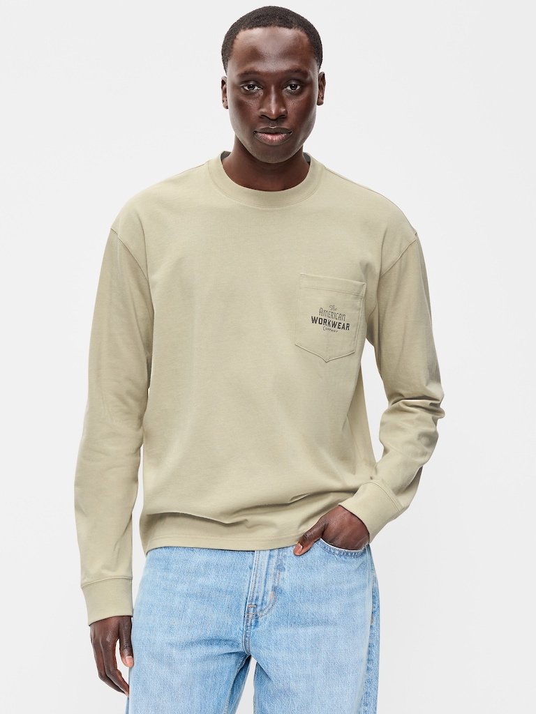 Long-Sleeve Heavyweight Graphic T-Shirt