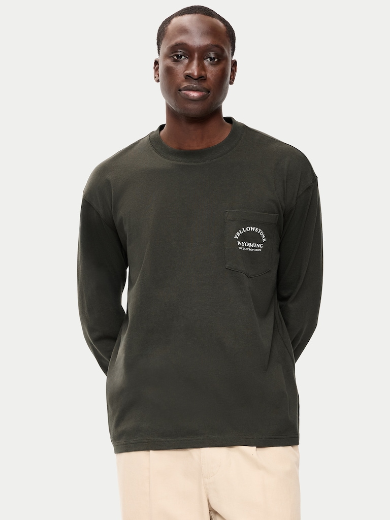Long-Sleeve Heavyweight Graphic T-Shirt