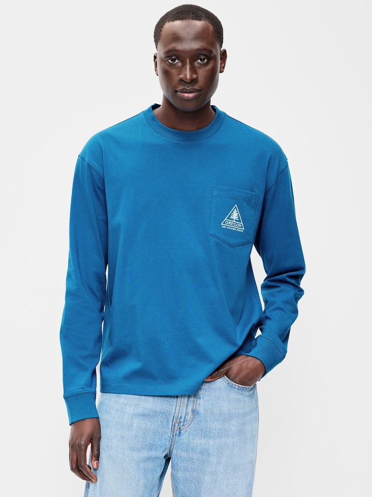Long-Sleeve Heavyweight Graphic T-Shirt