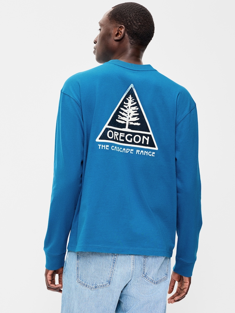 Long-Sleeve Heavyweight Graphic T-Shirt