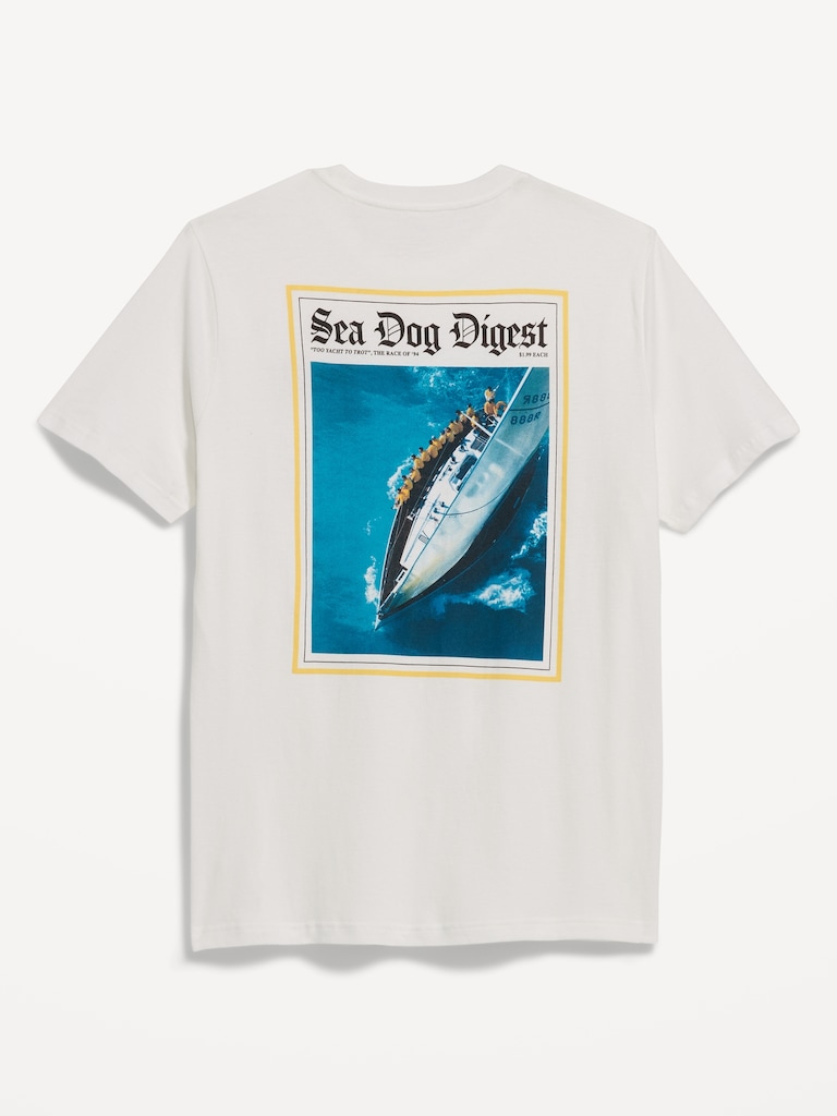 Soft-Washed Crew-Neck Graphic T-Shirt