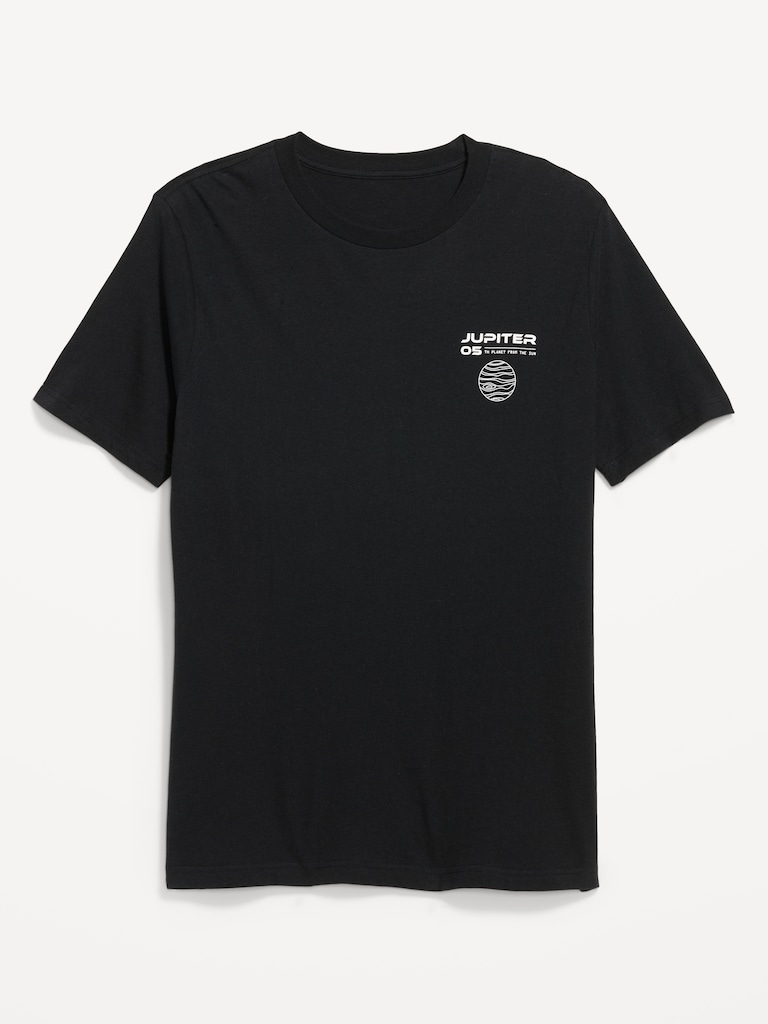 Soft-Washed Crew-Neck Graphic T-Shirt