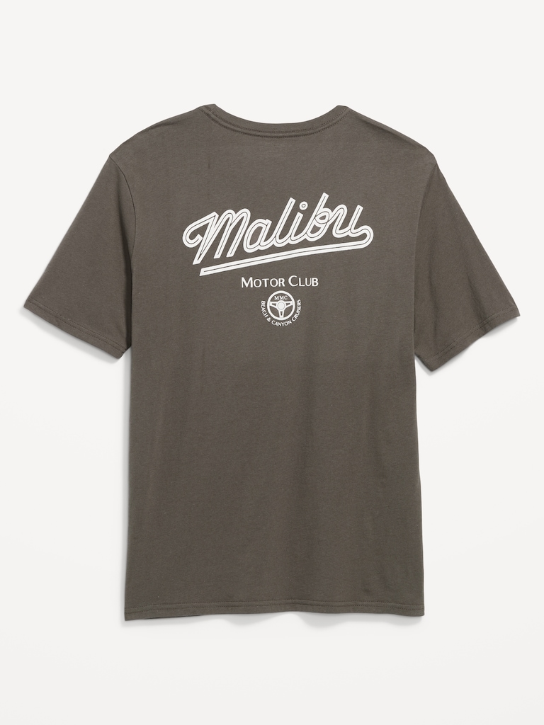 Soft-Washed Crew-Neck Graphic T-Shirt