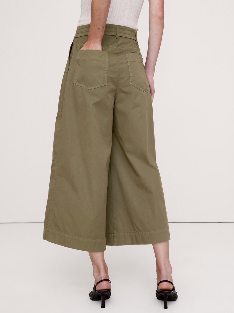 Cotton Twill Culotte