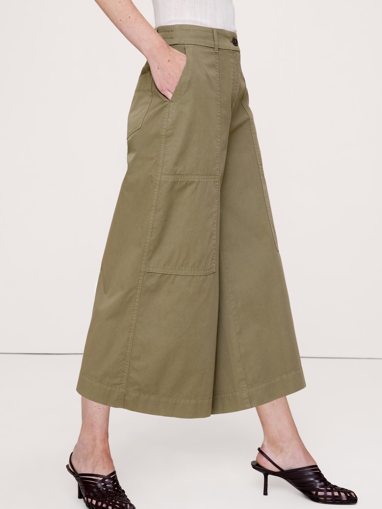 Cotton Twill Culotte