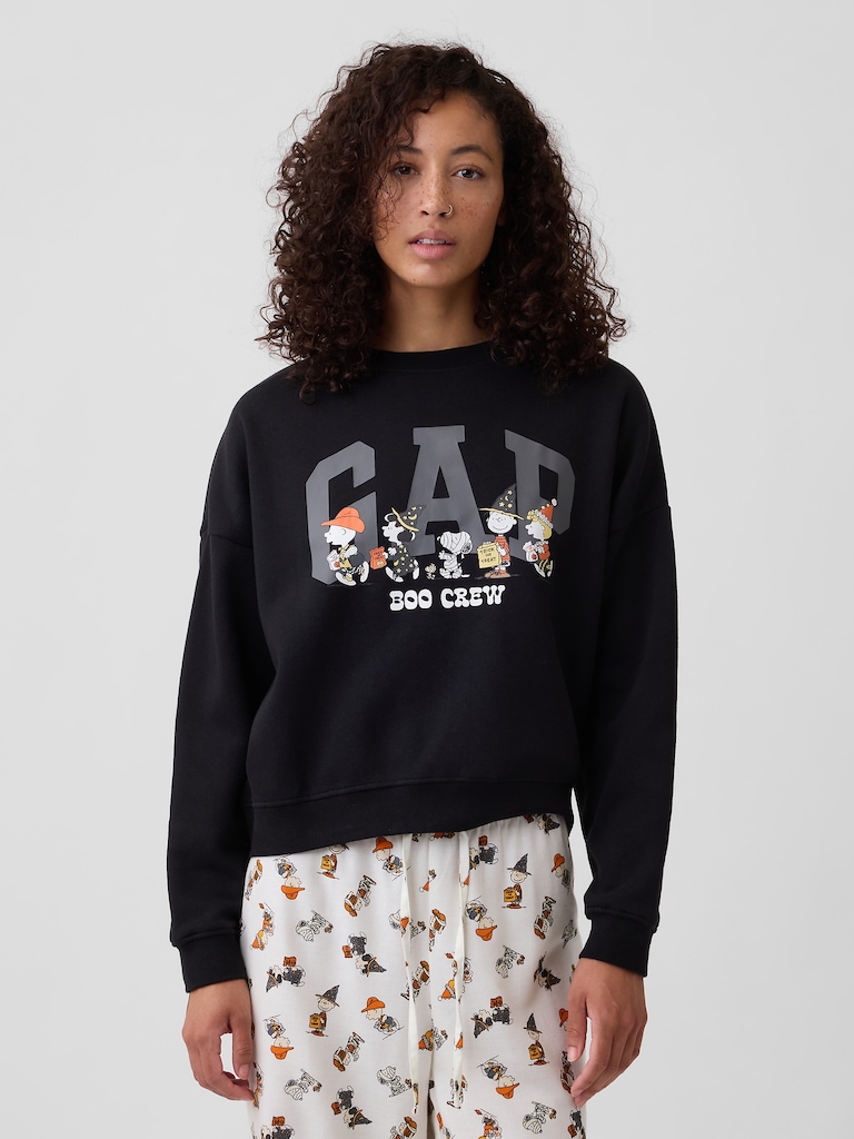 Oversized Wedge Crewneck Sweatshirt