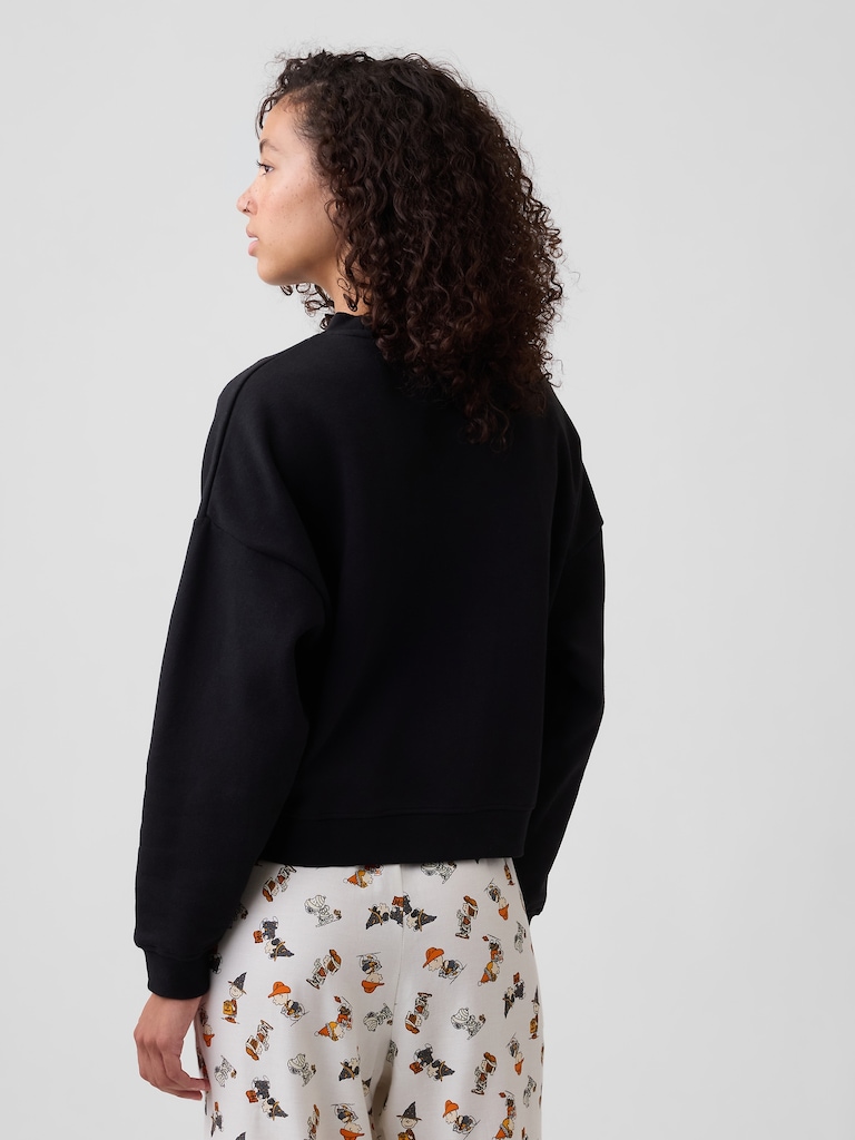 Oversized Wedge Crewneck Sweatshirt