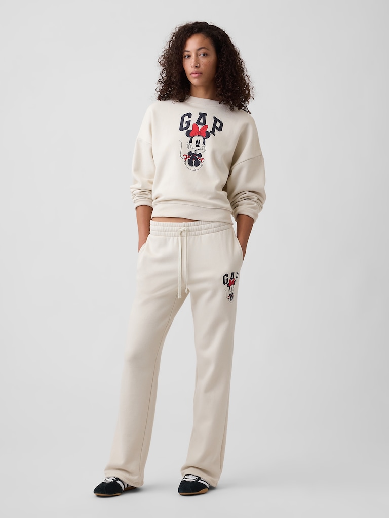 Gap × Disney Minnie Mouse Relaxed Wedge Logo Sweatshirt