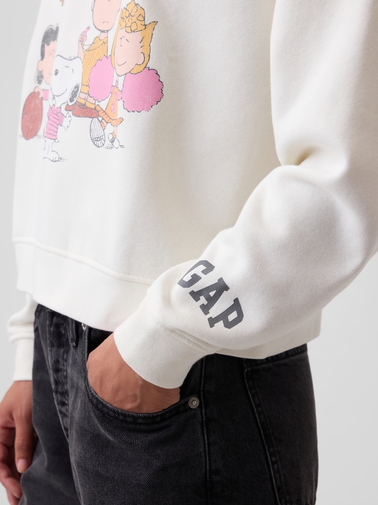 Oversized Wedge Crewneck Sweatshirt
