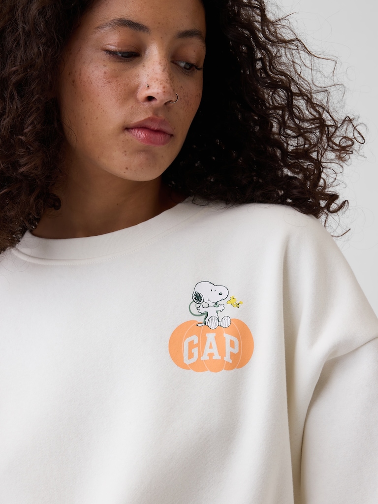 Oversized Wedge Crewneck Sweatshirt