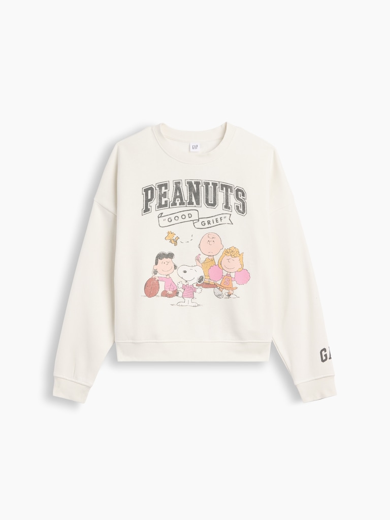 Oversized Wedge Crewneck Sweatshirt