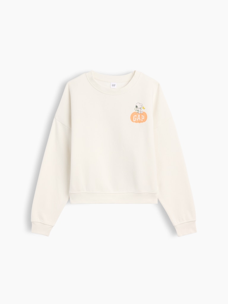 Oversized Wedge Crewneck Sweatshirt