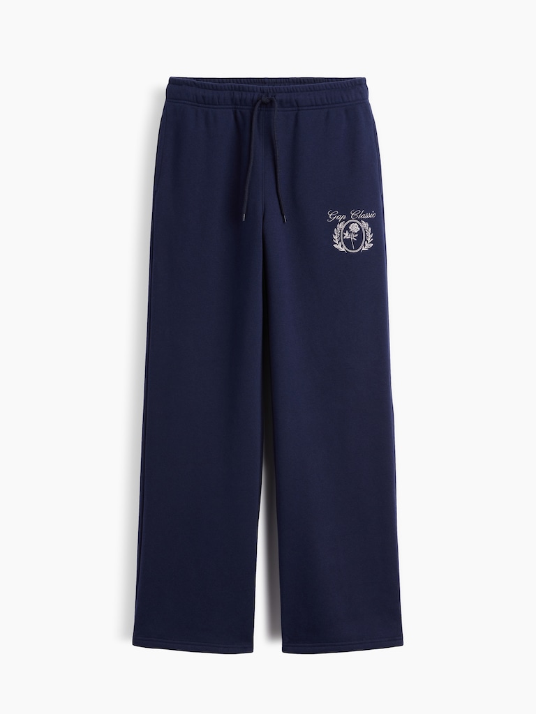 Relaxed Gap Graphic Straight-Leg Sweatpants