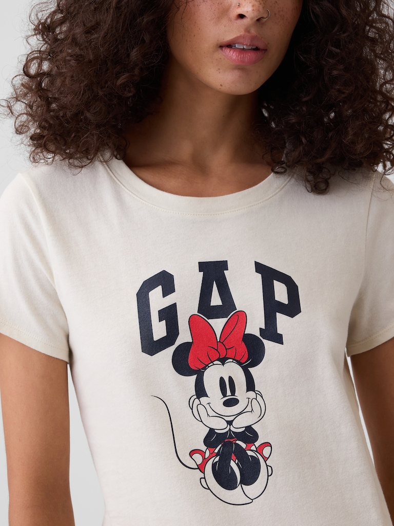 Gap × Disney Minnie Mouse Logo T-Shirt