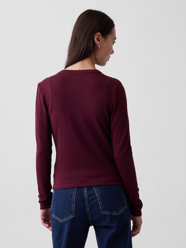Modern Crewneck Cardigan