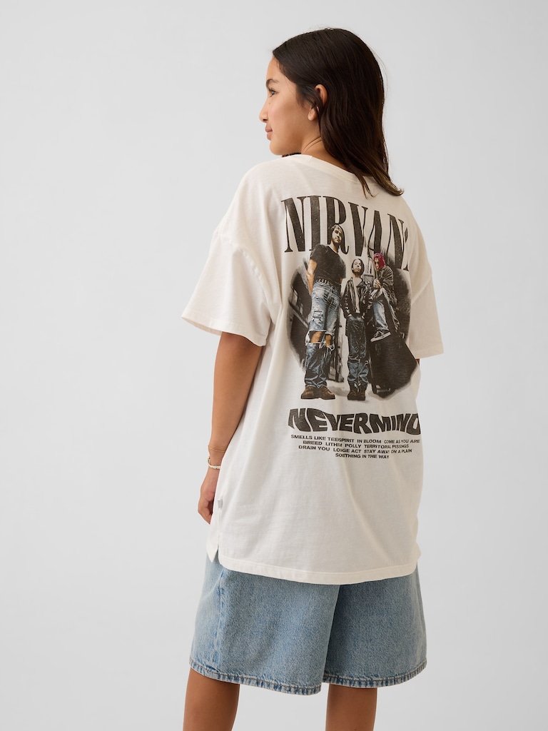 Kids Nirvana Oversized T-Shirt
