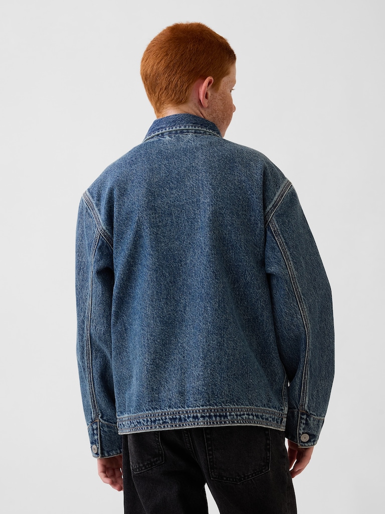 Kids Denim Chore Jacket