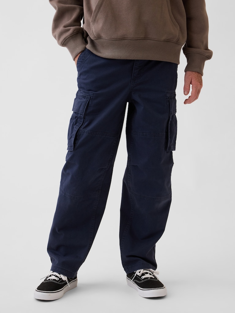 Kids Loose Cargo Pants
