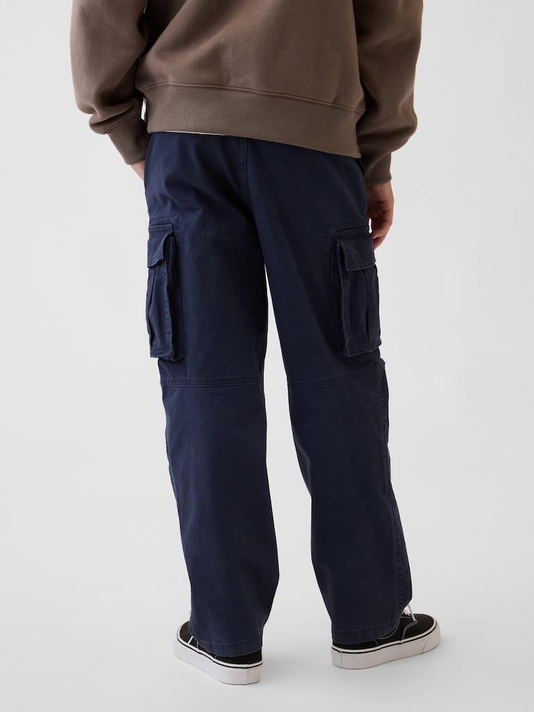 Kids Loose Cargo Pants