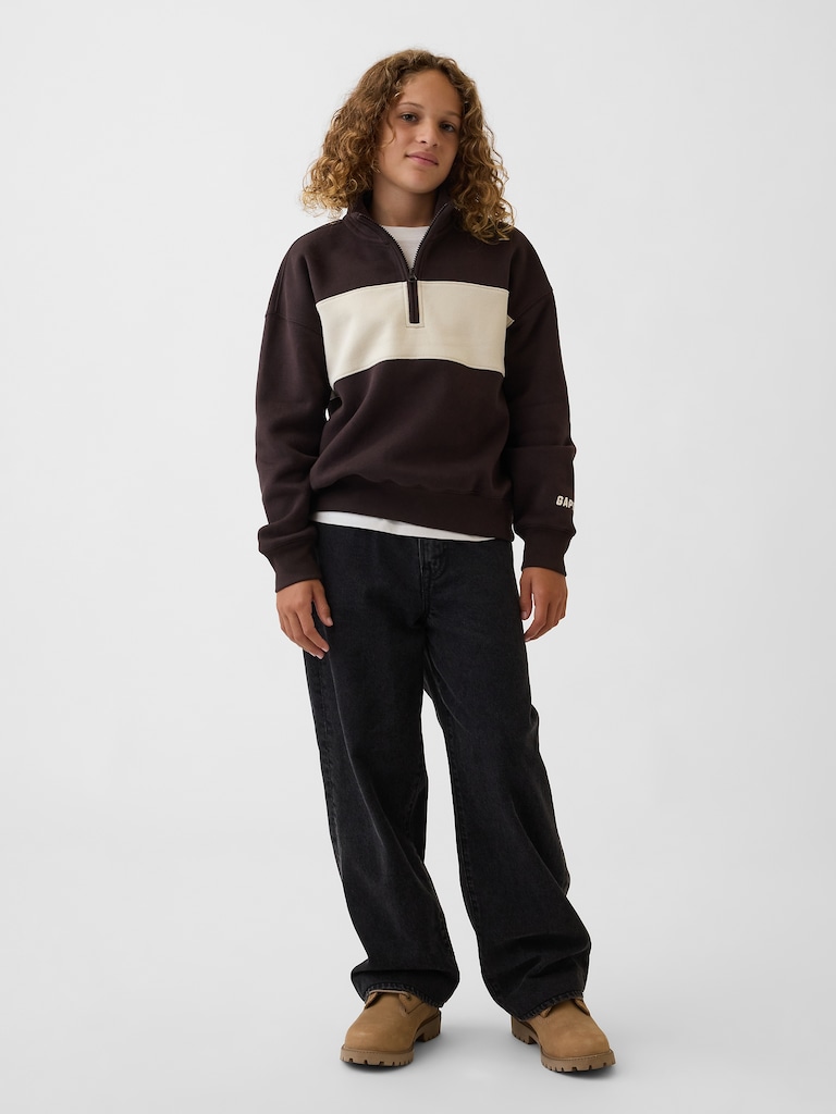 Kids VintageSoft Quarter-Zip Pullover