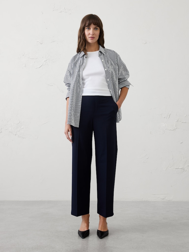 Hayden Sculpted Stretch Straight High-Rise Pant