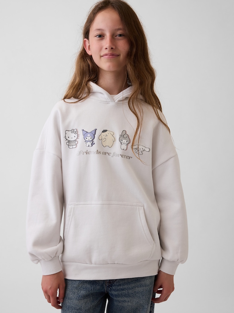 Kids VintageSoft Oversized Hello Kitty Hoodie