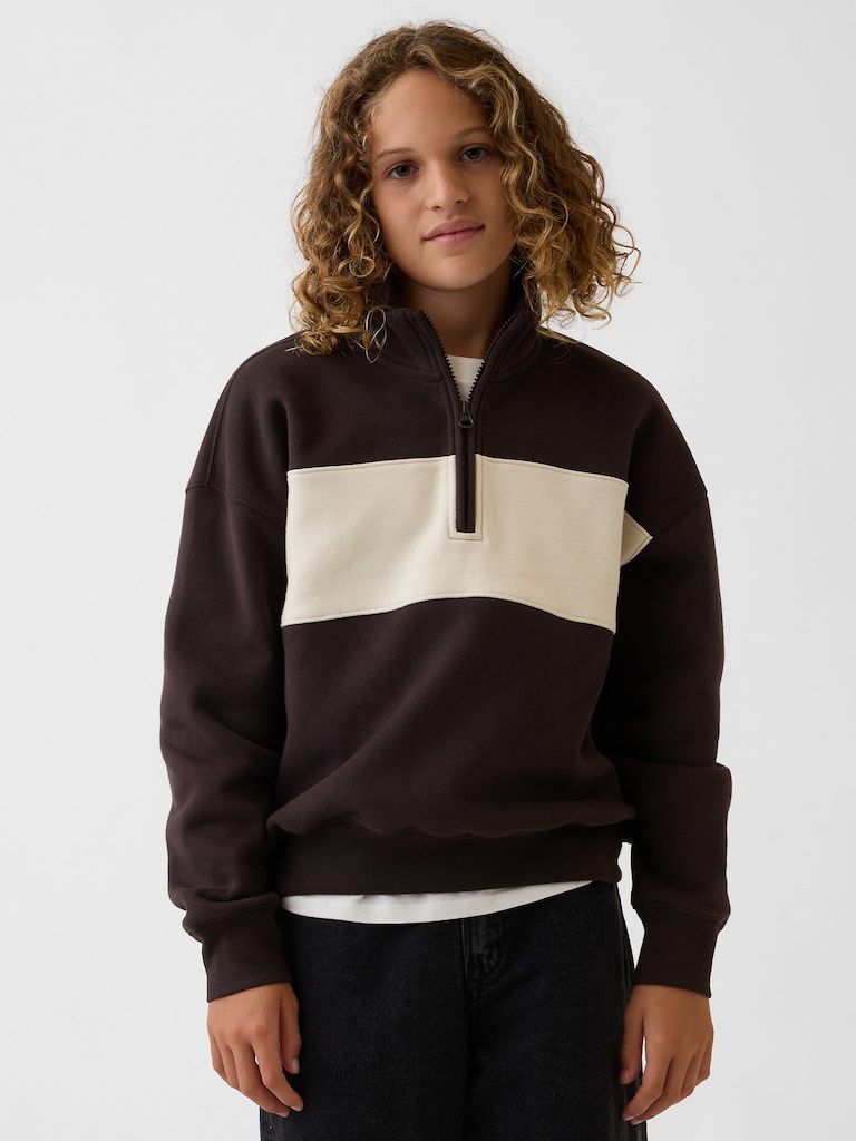 Kids VintageSoft Quarter-Zip Pullover
