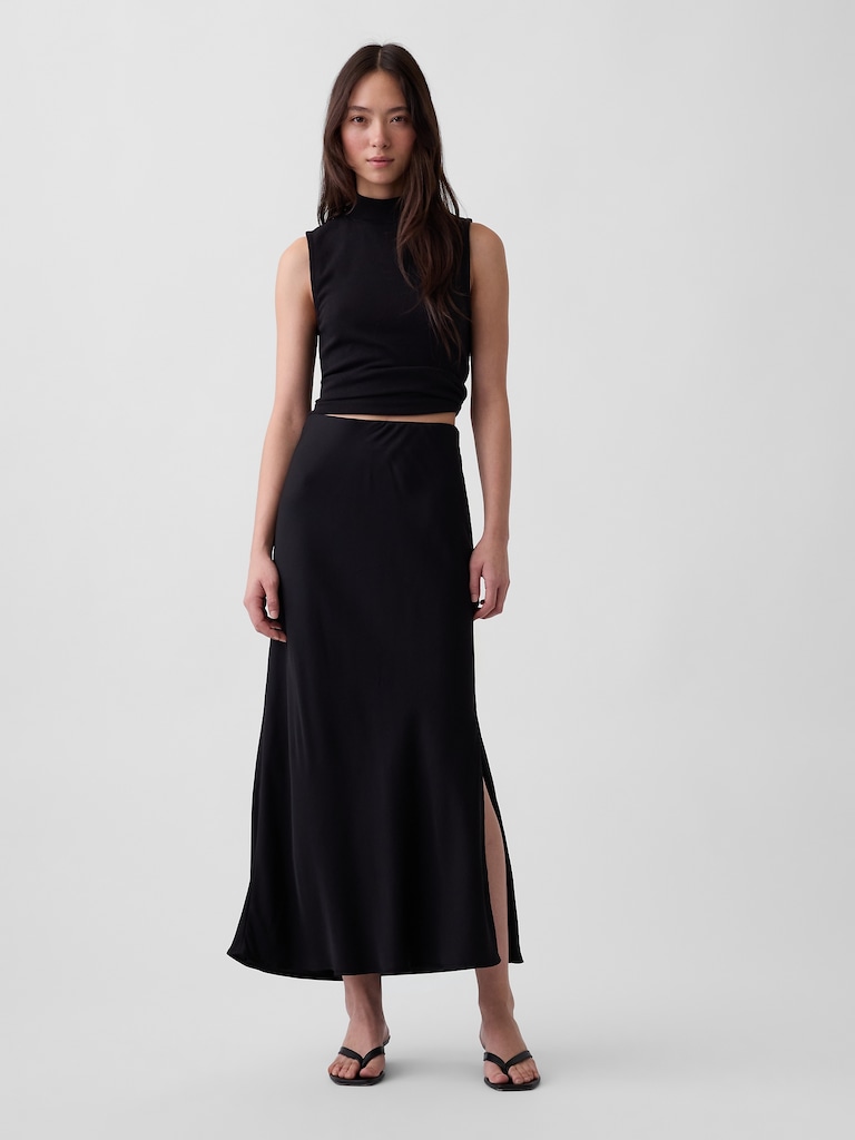 Maxi Slip Skirt