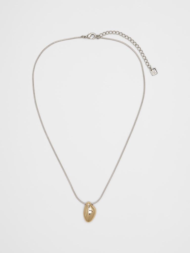 Mixed Metal Sculptural Pendant