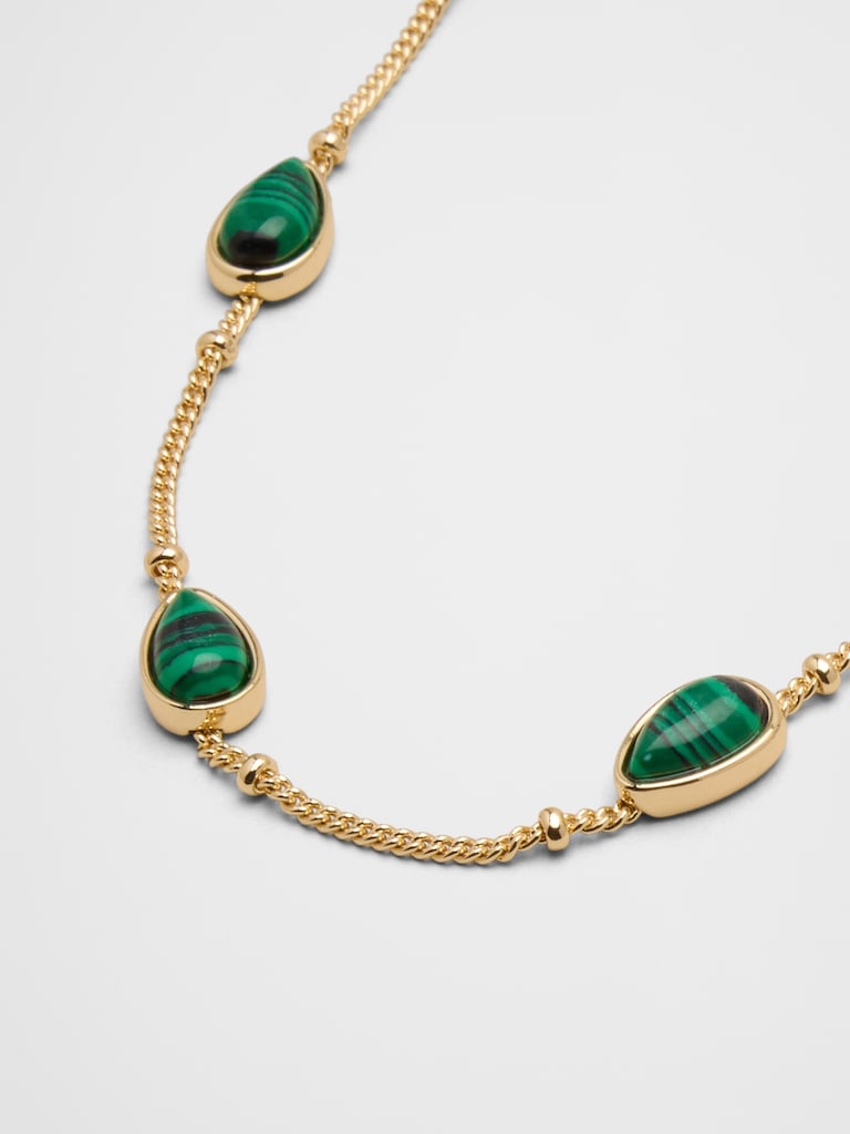Station Stone Necklace