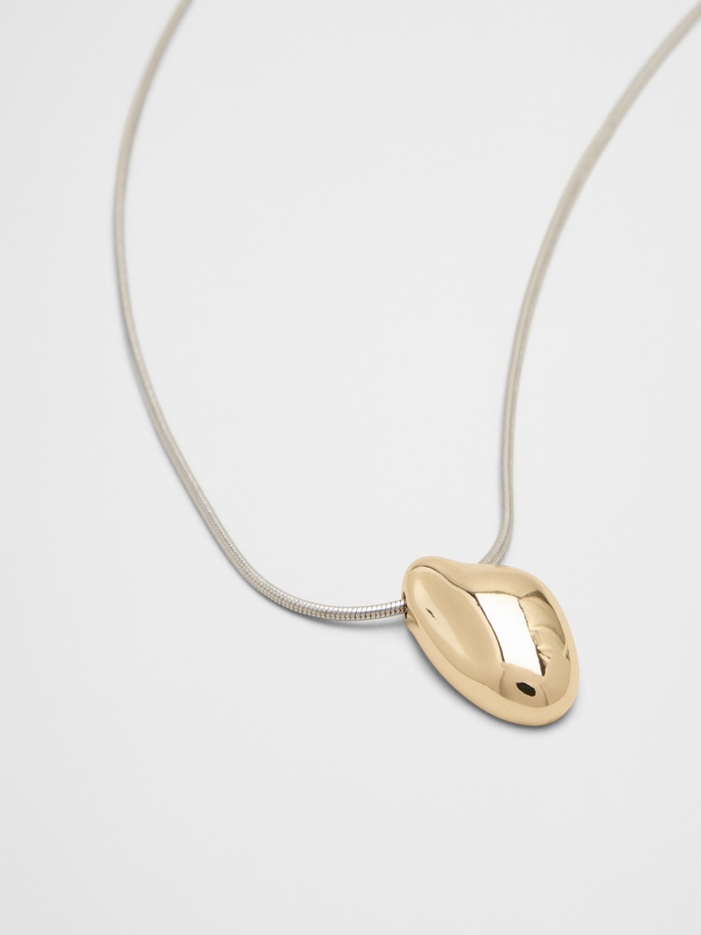 Mixed Metal Sculptural Pendant