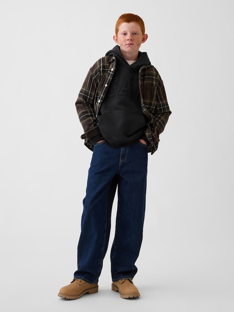 Kids VintageSoft Relaxed Logo Hoodie