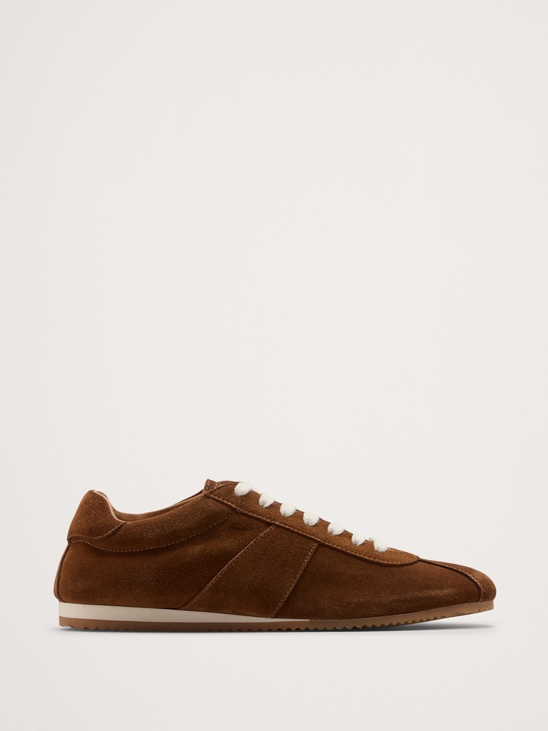 Italian Suede Low Profile Sneaker