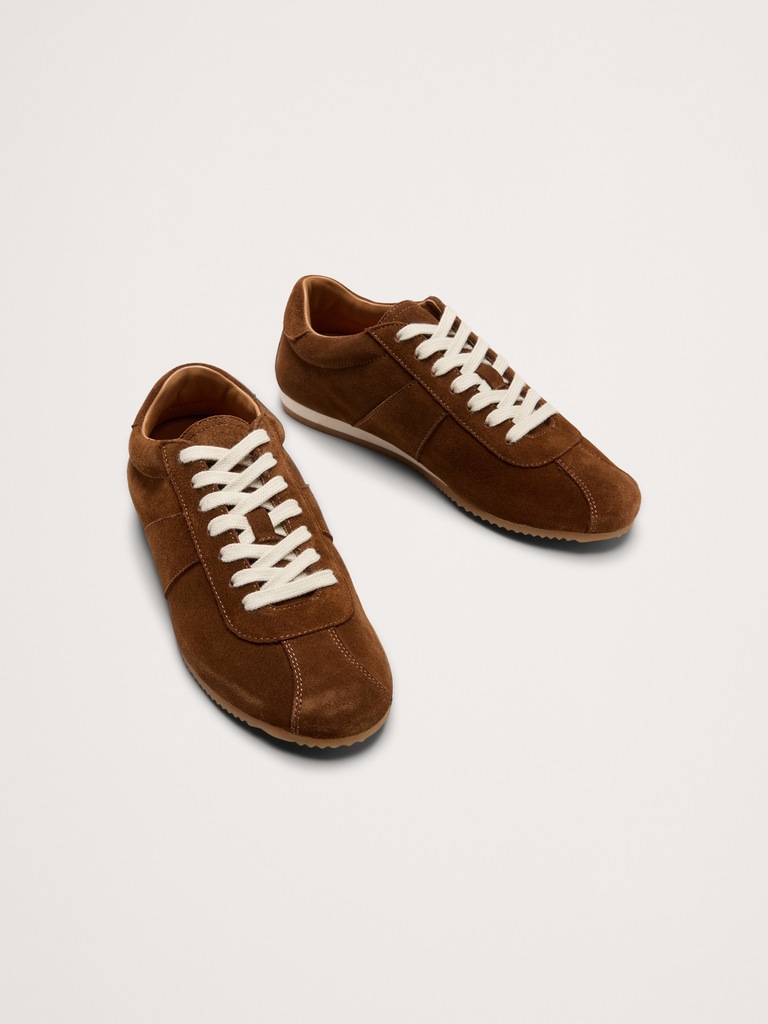 Italian Suede Low Profile Sneaker