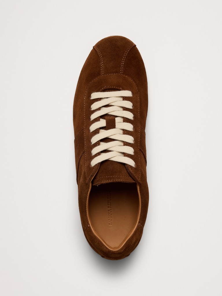 Italian Suede Low Profile Sneaker