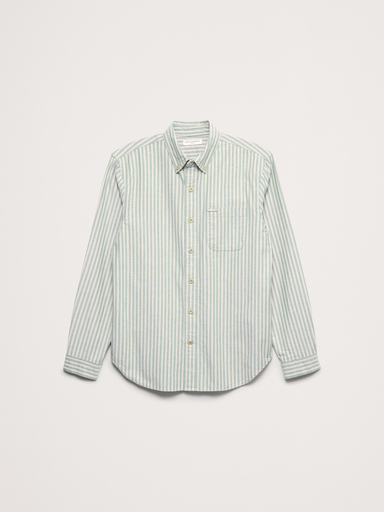 Standard-Fit Cotton Oxford Shirt