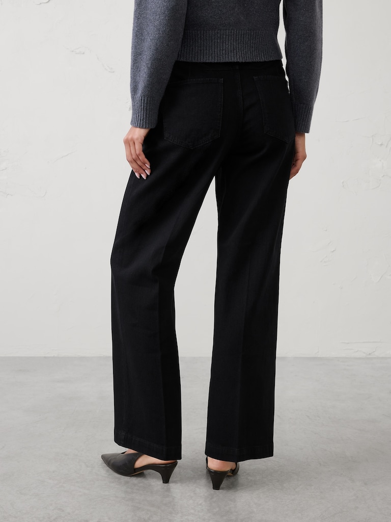 Straight High-Rise Tailored Jean