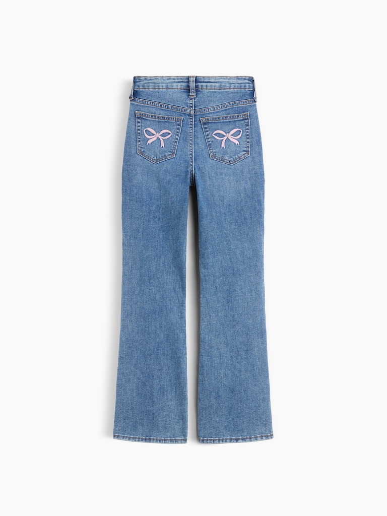 Kids High Rise '70s Flare Jeans