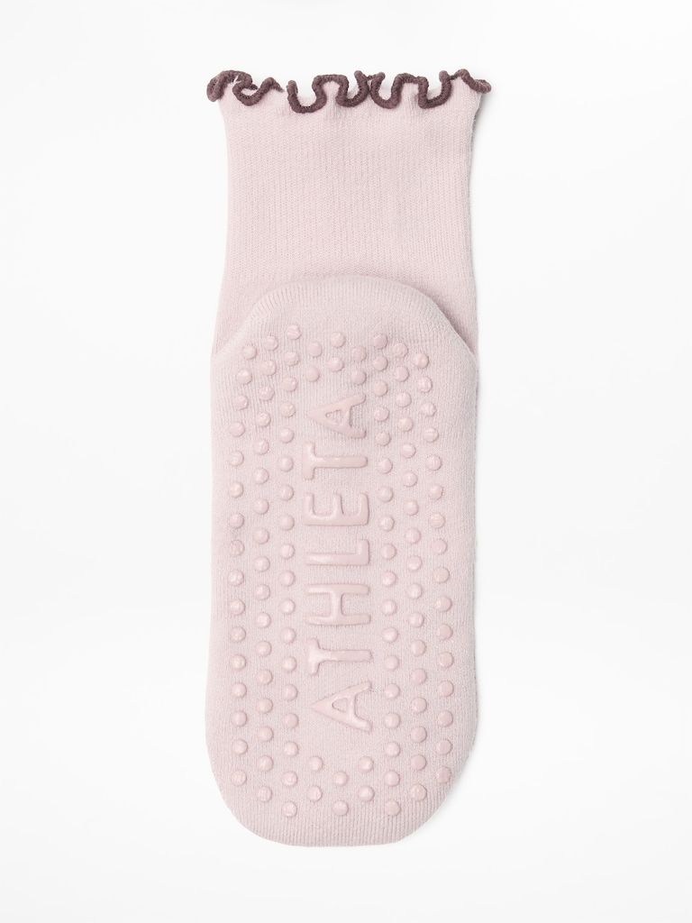 Ruffle Grip Sock