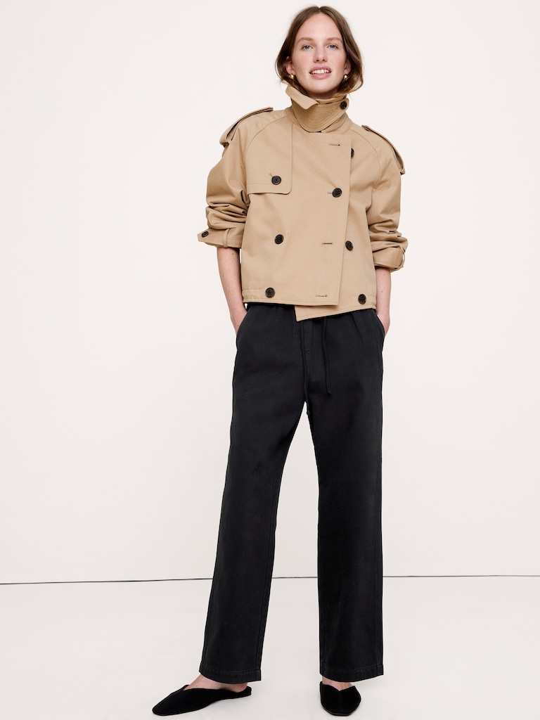 The Getaway Straight-Leg Pant in Cotton