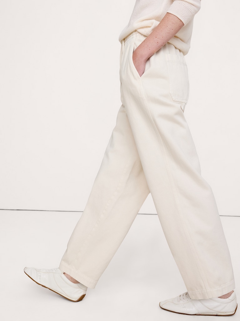 The Getaway Straight-Leg Pant in Cotton